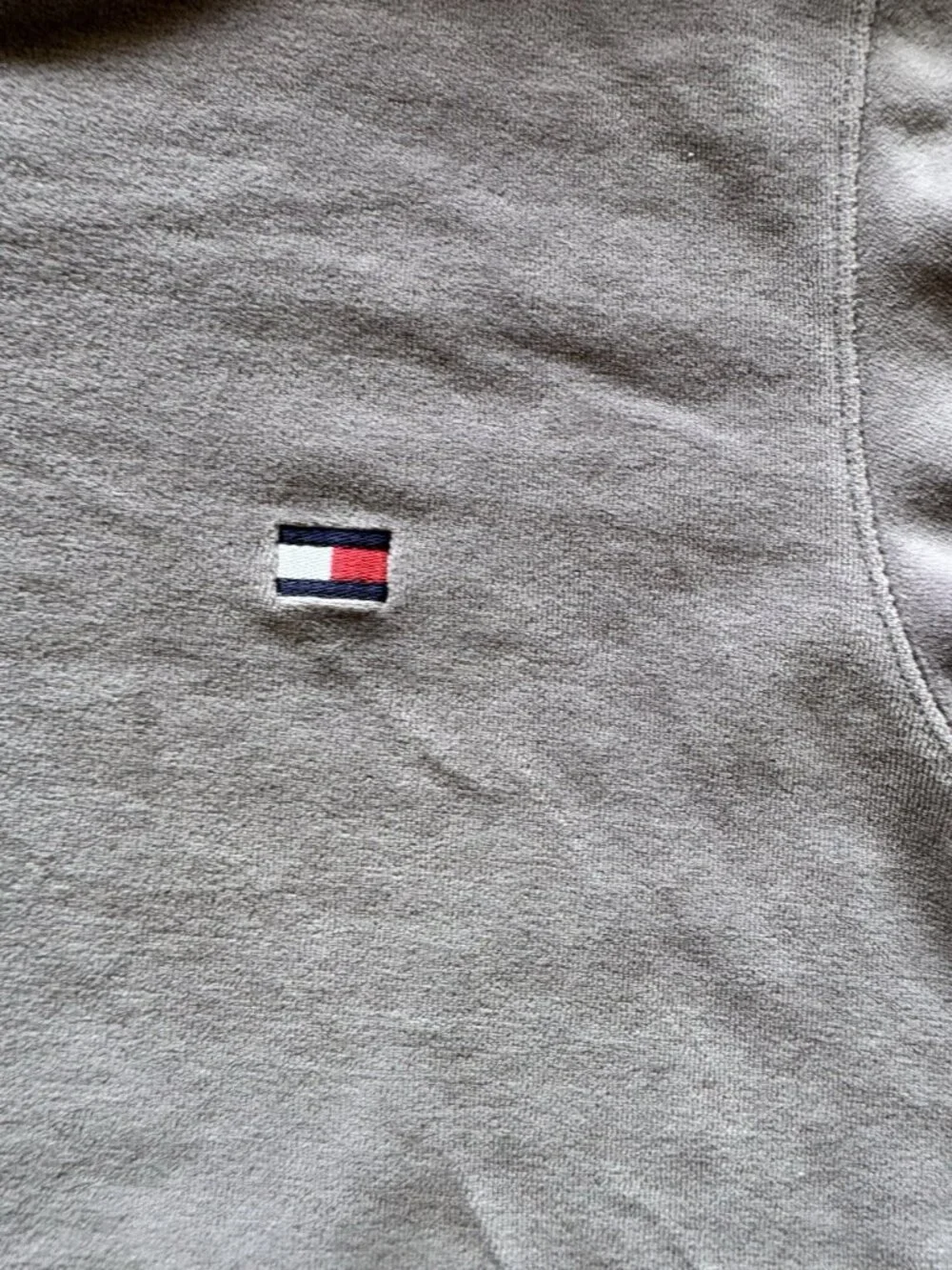 Vintage 90s Tommy Hilfiger Sleepwear Lounge Set Gray Flag Logo Mens Medium